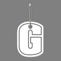 Zippy Clip & Capital Letter "G" Tag